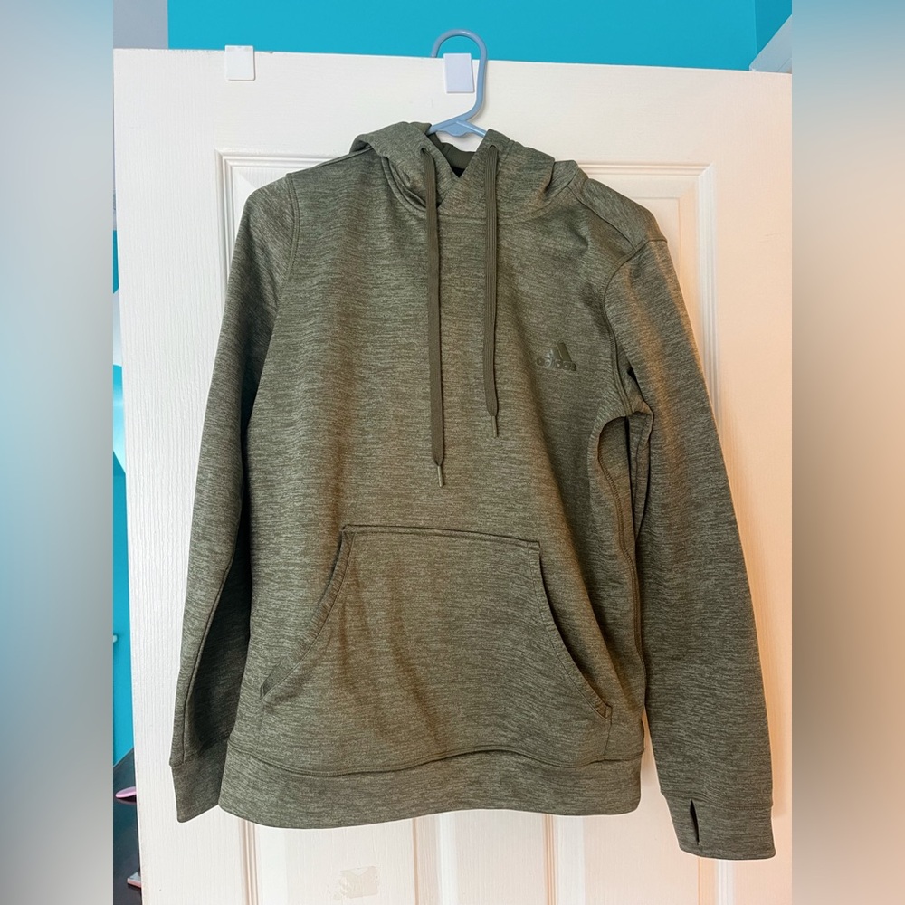 Green adidas hoodie